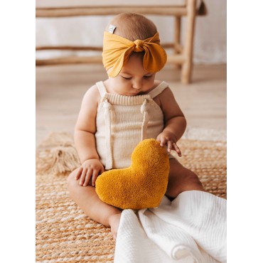 Doudou cuore peluches in mussola bio