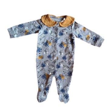 One-piece onesie in warm cotton
