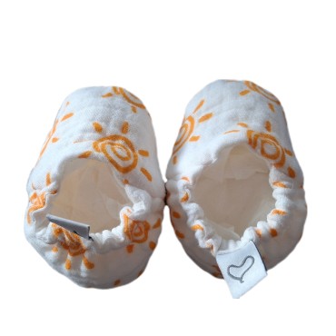Muslin and jersey non-slip shoes