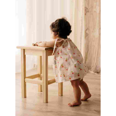 Dress with adjustable cotton suspenders (Sold out!)
