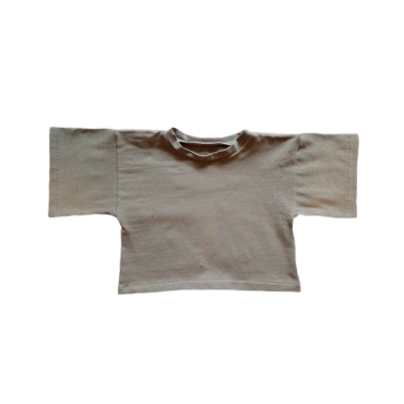 Rettangolina over unisex in jersey di cotone bio