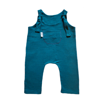 Unisex muslin overalls