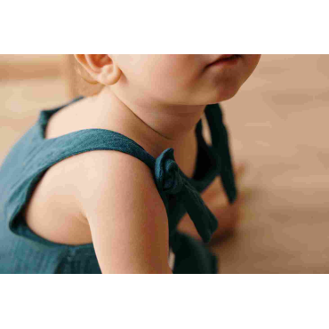 Unisex muslin overalls