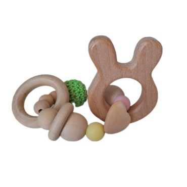 Massaggiagengive Coniglietto in Legno Naturale