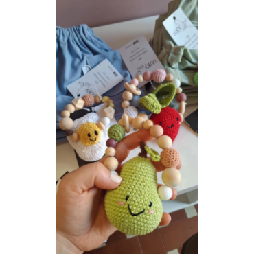 Massaggiagengive Amigurumi in Legno Naturale