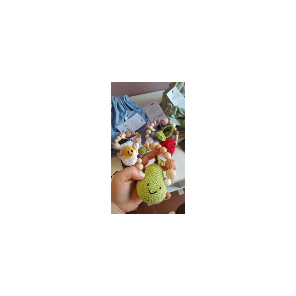 Massaggiagengive Amigurumi in Legno Naturale