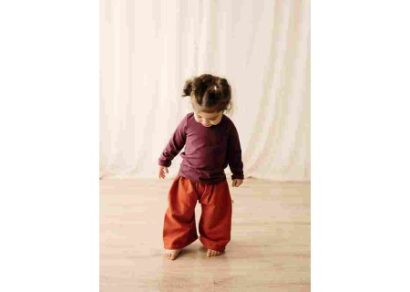 T-shirt unisex manica lunga in jersey di cotone bio