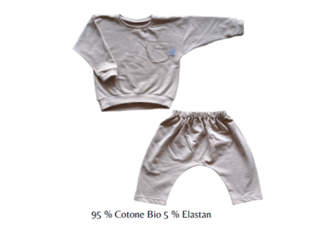 Tuta in caldo cotone kimono-over unisex