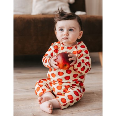 One-piece romper in cotton